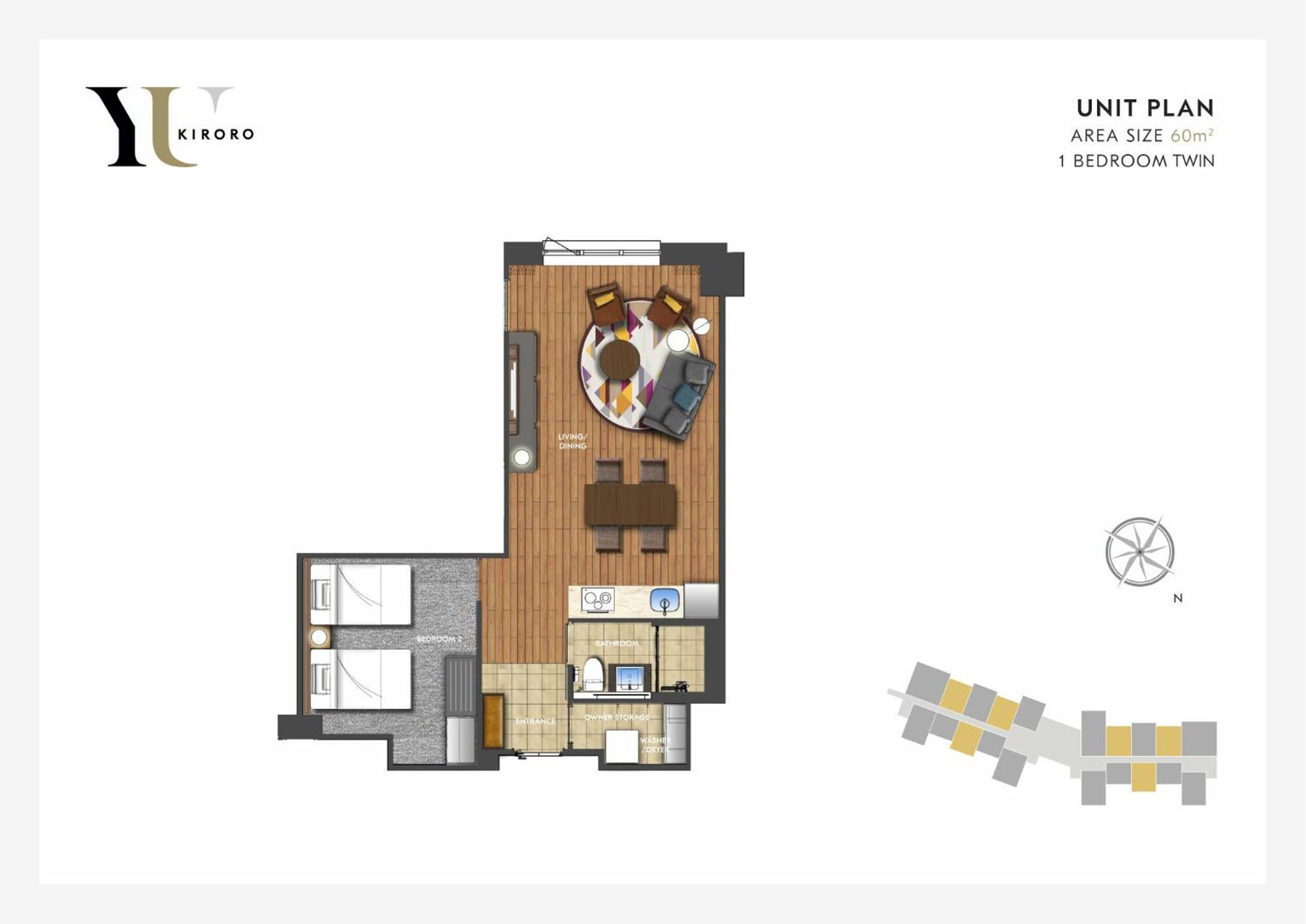 Yu Kiroro, Ski-In Ski-Out Luxury Residences Akaigawa Værelse billede
